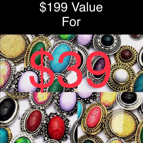 New Mystery Bundle Of Sterling Silver Rings - Picture 1 of 10